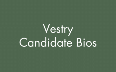 Learn More about the Vestry Candidates